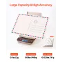 Digital Shipping Postal Scale, 2 g High Accuracy, 40 kg Postal Scale with Hold/Tare/Auto-off Function, Flip Holder Design & Easy