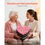 Forever Flowers, 27 Preserved Roses in a Heart Shape Box, Eternal Flowers Immortal Bouquet Birthday Present for Women Her Wife M