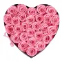 VEVOR Forever Flowers, 27 Preserved Roses in a Heart Shape Box, Eternal Flowers Immortal Bouquet Birthday Present for Women Her 