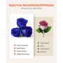VEVOR Forever Flowers, 27 Preserved Roses in a Heart Shape Box, Eternal Flowers Immortal Bouquet Birthday Present for Women Her 