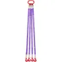 VEVOR Lifting Sling Straps, Four Leg Polyester Bridle Sling with Hooks, 3 Ton Capacity, 5Ft Heavy Duty Rigging Strap, Thickened 