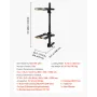 Folding Hitch Mounted Ski & Snowboard Rack, Fits 50 mm Receiver, Carries up to 6 Pairs of Skis or 4 Snowboards, Adjustable Hitch