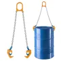 VEVOR Chain Tromle Lifter, G80 Tromle Lifting Chain Lifter med fortykket sikkerhedskrog, 0,9 ton kapacitet, 50 cm lange robuste