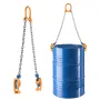 VEVOR Chain Tromle Lifter, G80 Tromle Lifting Chain Lifter med fortykket sikkerhedskrog, 0,9 ton kapacitet, 50 cm lange robuste