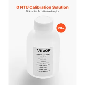 VEVOR Turbidity Calibration Solution, 0 NTU, 100 ml Capacity, Standard Turbidity Solution Refill for Turbiditymeter, Zero-drift 