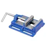 Drill Press Vise, 4 Inch Jaw Width, Portable Bench Vise, Slotted Base for Easy Installation, Durable Cast Iron Construction, Wor