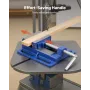 VEVOR Drill Press Vise, 6 Inch Jaw Width, Portable Bench Vise, Slotted Base for Easy Installation, Durable Cast Iron Constructio