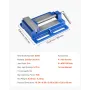 Drill Press Vise, 6 Inch Jaw Width, Portable Bench Vise, Slotted Base for Easy Installation, Durable Cast Iron Construction, Wor