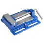 Drill Press Vise, 6 Inch Jaw Width, Portable Bench Vise, Slotted Base for Easy Installation, Durable Cast Iron Construction, Wor