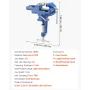 VEVOR Bench Vise, 3 Inch, Portable Workbench Vice with 360° Swivel Base, Quick Release Rotating Bench Clamp, Raised Base, Cast I