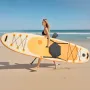 oppusteligt paddleboard med sæde, 3,05 m x 84 cm x 15 cm bredt