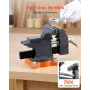 VEVOR Bench Vise, 4.5 Inch, Portable Workbench Vice with 270° Swivel Base, Quick Release Rotating Bench Clamp, Cast Iron Constru