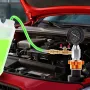 Radiator Vacuum Refill Kit, Automotives Cooling System Vacuum & Purge Fill Tool with Gauge, Portable Radiator Coolant Filling Ki