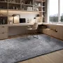 VEVOR Indoor Plush Area Rugs, 2.44 x 3.05m Soft Plush Carpet, Furry Shag Area Rugs for Living Room, Bedroom, Sunroom, Modern Hom