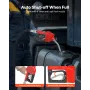 Fuel Transfer Pump, 12V DC 40 L/min, Portable Diesel Transfer Pump Kit, with Auto Shut-Off Nozzle, Discharge Hose, Overheat Prot