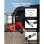 Fuel Transfer Pump, 12V DC 40 L/min, Portable Diesel Transfer Pump Kit, with Auto Shut-Off Nozzle, Discharge Hose, Overheat Prot