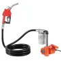 VEVOR Fuel Transfer Pump, 12V DC 40 L/min, Portable Diesel Transfer Pump Kit, with Auto Shut-Off Nozzle, Discharge Hose, Overhea