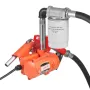Fuel Transfer Pump, 12V DC 40 L/min, Portable Diesel Transfer Pump Kit, with Auto Shut-Off Nozzle, Discharge Hose, Overheat Prot
