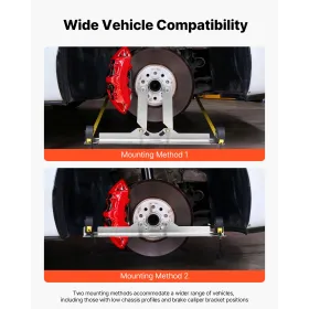 VEVOR Wheel Alignment Tool, 2 PCS Stainless Steel Heavy Duty Toe Alignment Plates with 2 Measuring Tapes, Accurate Automotive Wh