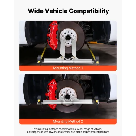Wheel Alignment Tool, 2 PCS Stainless Steel Heavy Duty Toe Alignment Plates with 2 Measuring Tapes, Accurate Automotive Wheel To