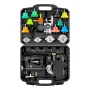 Coolant Pressure Tester Kit, 28Pcs Radiator Vacuum Refill Kit with 4 Adapters, Universal Fit, Automotive Cooling System Pressure