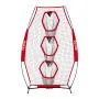 VEVOR 203.2 x 101.6mm Football Trainer Throwing Net, Training Throwing Target Practice Net with 3 Target Pockets, Knotless Net I