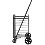 Shopping Cart, Folding Grocery Utility Cart with Swivel Wheels, 40.8 kg Large Load Capacity, Heavy Duty Rolling Laundry Basket B