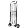 VEVOR Shopping Cart, Folding Grocery Utility Cart with Swivel Wheels, 40.8 kg Large Load Capacity, Heavy Duty Rolling Laundry Ba