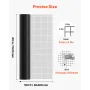 Hardware Cloth 152cm x 30.4m, 1/2 in 19 Gauge Galvanized Wire Mesh Roll, Weather-Resistant Vinyl Coated Chicken Wire Fencing, He