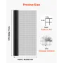 Hardware Cloth 183cm x 15.2m, 1/2 in 19 Gauge Galvanized Wire Mesh Roll, Weather-Resistant Vinyl Coated Chicken Wire Fencing, He