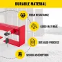 Cargo Container Lock 9.84"-17.32" Locking Distance Semi Truck Door Locks with 2 Keys Shipping Container Accessories Red Powder-c