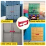 Cargo Container Lock 9.84"-17.32" Locking Distance Semi Truck Door Locks with 2 Keys Shipping Container Accessories Red Powder-c