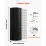 Hardware Cloth 61cm x 15.2m, 1/2 in 19 Gauge Galvanized Wire Mesh Roll, Weather-Resistant Vinyl Coated Chicken Wire Fencing, Hea
