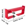 Cargo Container Lock 9.84"-17.32" Locking Distance Semi Truck Door Locks with 2 Keys Shipping Container Accessories Red Powder-c