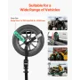 Wheel Chock Tie-Down Kit, Tire-Style Tow Dolly Strap, Car Tie Down Kit with Heavy-Duty Hook, Break Strength 4540 kg & Working Lo