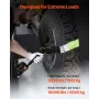 Wheel Chock Tie-Down Kit, Tire-Style Trailer Tie Down Strap, Car Tie Down Kit with Flat Hook, Break Strength 4540 kg & Working L