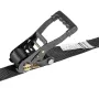 Wheel Chock Tie-Down Kit, Tire-Style Trailer Tie Down Strap, Car Tie Down Kit with Flat Hook, Break Strength 4540 kg & Working L
