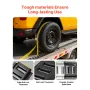 E-Track Tie-Down Rail Kit, 4 Pack 2.3 m E Track Rails, 26 Pcs Includes 2 Ratchet Straps & 8 O-Rings & 8 Tie-Offs with D-Ring & 8