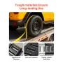 E-Track Tie-Down Rail Kit, 8 Pack (1.5m+1.2m+0.6m+0.3m) E Track Rails, 36 Pcs Includes 2 Ratchet Straps & 8 O-Rings & 8 Tie-Offs