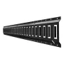 E-Track Tie-Down Rail Kit, 8 Pack (1.5m+1.2m+0.6m+0.3m) E Track Rails, 36 Pcs Includes 2 Ratchet Straps & 8 O-Rings & 8 Tie-Offs