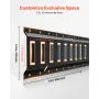 E-Track Tie-Down Rail Kit, 6 Pack 1,5 m E Track Rails, 26 stk.