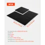 Garage Floor Tiles Interlocking, 8 Pack 513 x 513 x 5 mm Interlocking Modular Garage Flooring Tiles, Diamond Plate Slip-Resistan