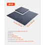 Garage Floor Tiles Interlocking, 8 Pack 513 x 513 x 5 mm Interlocking Modular Garage Flooring Tiles, Diamond Plate Slip-Resistan