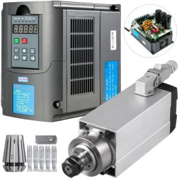 3.0KW Air-cooling Spindle Motor with 3KW 4HP Variable Frequency Drive Inverter VFD Spindle Motor Kit