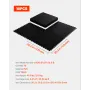 Garage Floor Tiles Interlocking, 16 Pack 513 x 513 x 5 mm Interlocking Modular Garage Flooring Tiles, Diamond Plate Slip-Resista