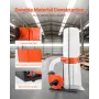 VEVOR Dust Collector, 1200 CFM 2.5 Micron Vortex Cone Dust Collectors, 2.0HP Sawdust Collection System with 132.5L Dusts Collect