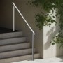 70.9 in/180cm Handrails for Outdoor Steps Staircase Seniors Porch Deck