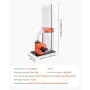 støvopsamler, 1200 CFM 2,5 mikron vortex kegle støvsamlere, 2,0