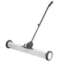 55 kg rullende magnetisk fejemaskine med hjul, push-type