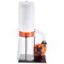VEVOR Dust Collector, 1100 CFM 2.5 Micron Vortex Cone Dust Collectors, 1.5HP Sawdust Collection System with132.5L Dusts Collecto